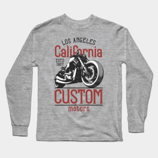Los Angeles California Motorcycles Long Sleeve T-Shirt